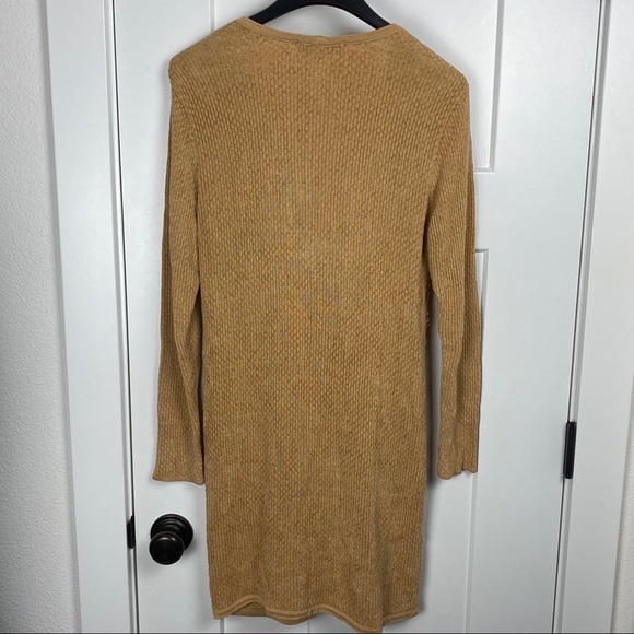 French Rags Vintage gold knit long button cardigan - Picture 7 of 8